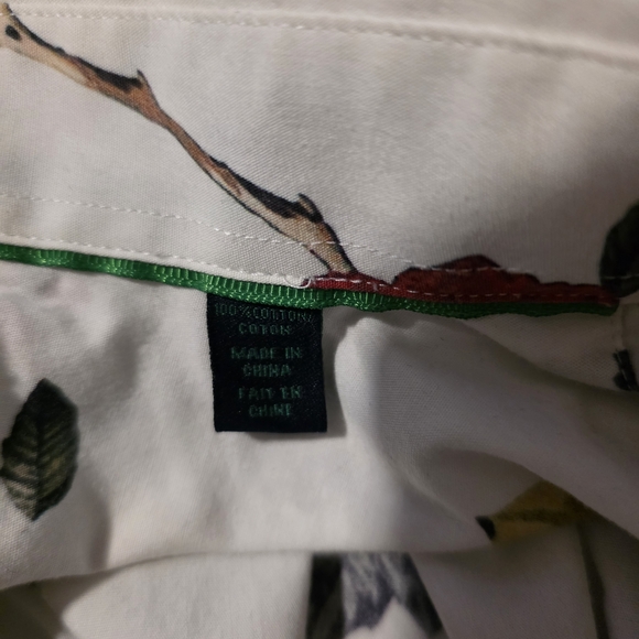 John Lennon Men's Floral Pattern Casual Shirt - Multicolor - Picture 10 of 11